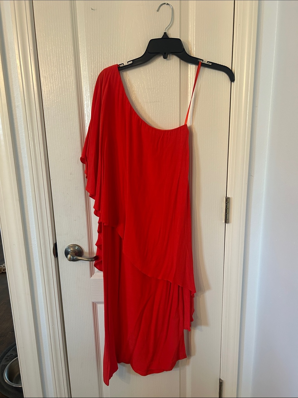NWT H&M One-Shoulder Ruffle Dress